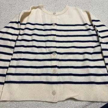 yubeshi x tsukuru . by 린넬 스트라이프 가디건