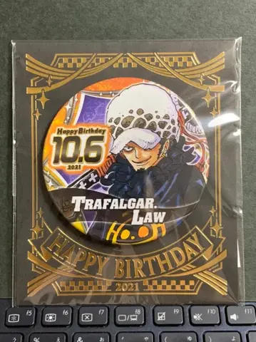 [원피스] 2021년 로 벌스데이 캔뱃지 무기와라 스토어