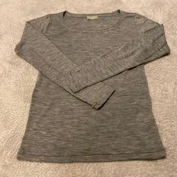 MARGARET HOWELL 그레이 긴팔 모 100% II