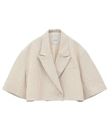 [ CLANE ] CROPPED TAILRED JACKET