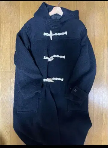 blurhms ROOTSTOCK 울 모헤어 더플 코트 2 블랙