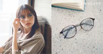 OWNDAYS 컬러 렌즈 안경 사이토 아스카 착용 모델