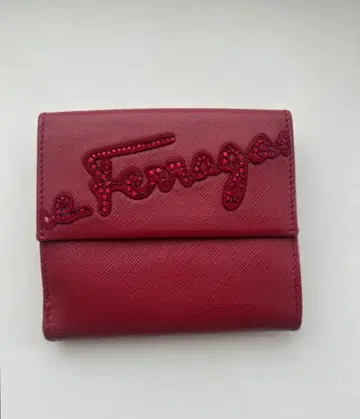 페라가모 가죽 접이식 지갑