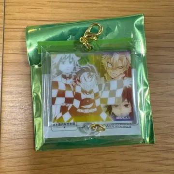 귀멸의 칼날 기둥전  아크릴 참 시나즈가와 사네미 토미오카 기유 탄지로