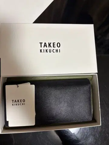 TAKEO KIKUCHI 장지갑 블랙
