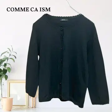 zB1201 [ L ] COMME CA ISM 가디건 링킹 니트
