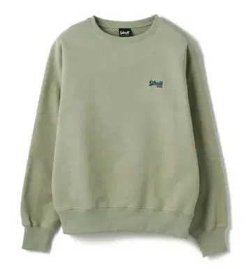 Schott NYC 올리브 그린 맨투맨