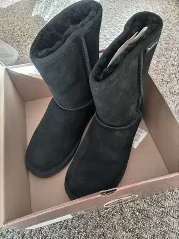 Bearpaw 블랙 어그 부츠 25cm