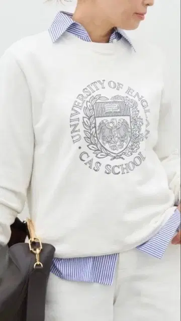 2024 듀미에 클래스 euphoric 맨투맨 화이트