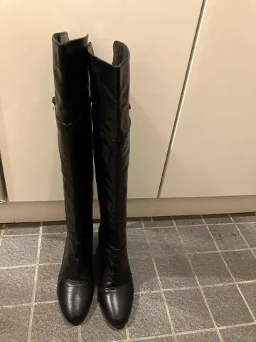 이탈리아제 VERO CUOIO 롱 부츠 사이즈 38