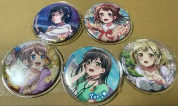 뱅드림 Poppin'Party 마루이 한정판 캔뱃지 홀로그램 사용