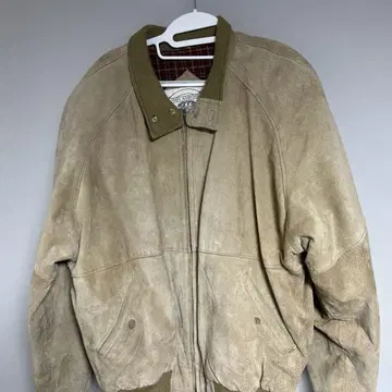 스웨이드 가죽 자켓