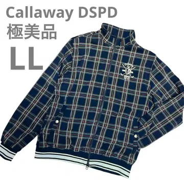 새상품급 Callaway DSPD 2way 윈드 브레이커 체크 골프