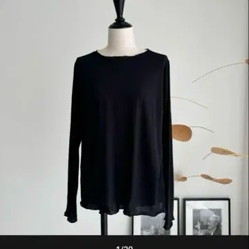 SOFY LONG T-SHIRTS /BLACK