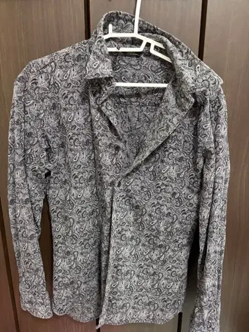 칼카니 페이즐리 무늬 긴팔 셔츠