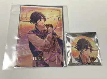 우타프리 토키야 클리어 카드 캔뱃지 AGF