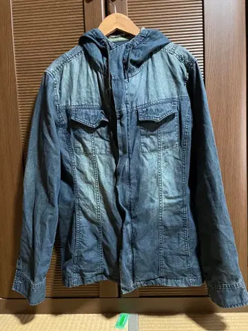 Tornado Mart 후드 부착 데님 자켓