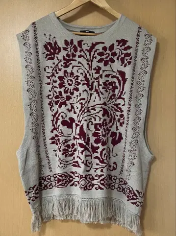 HARE 소우가라 프린지 니트 베스트