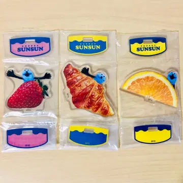 로손 한정판 퍼펫 스 흔들흔들 아크릴 스탠드 3점 세트 LAWSON