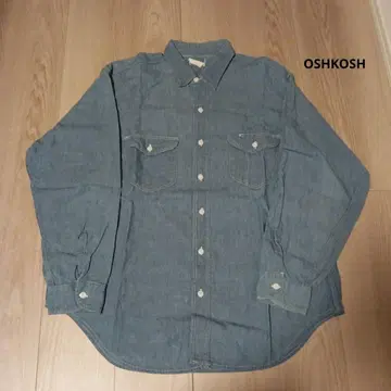 오슈코슈 빈티지 샴브레이 셔츠 면 셔츠 구제 의류