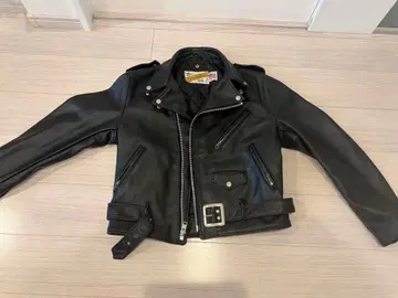 샷 가죽 라이더 자켓
