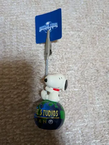 스누피 USJ 지구본 디자인 클립 스탠드