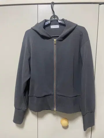 INED 그레이 풀 집업 후드 부착 후드티