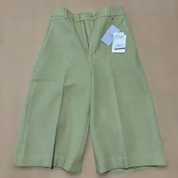 SLOBE 라이트 그린 와이드 팬츠