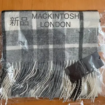 미사용 새상품 매킨토시 런던 캐시미어 머플러 그레이 44,000엔