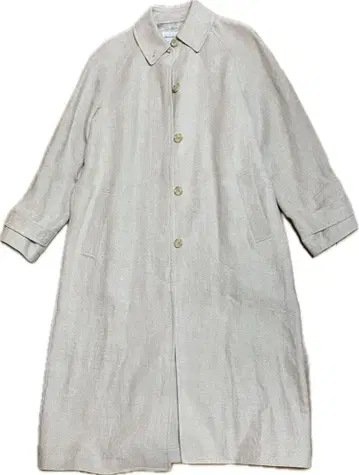 스티븐 앨런 롱 코트 린넨 벨트 포함