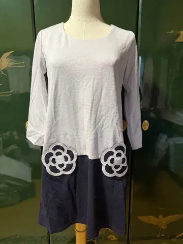 클레이사스 바이컬러 원피스 38