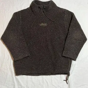 90s bitch skateboards 하이넥 보아 자켓 브라운