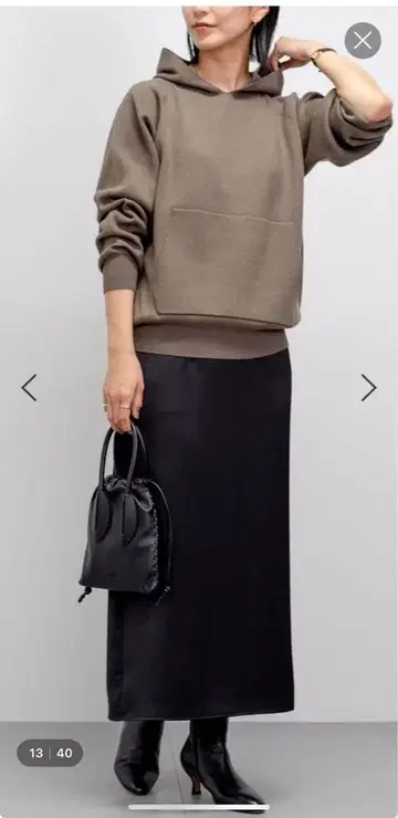 밴야드 스톰 밀라노 리브 카키 후드 부착 후드티 Free