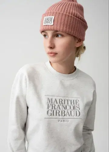 MARITHE FRANCOIS GIRBAUD 그레이 맨투맨