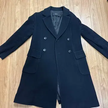 Paul Smith 블랙 체스터 코트 여성용