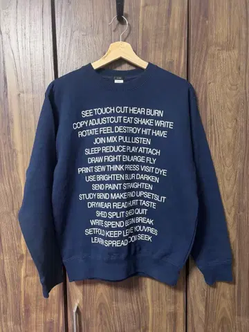 YOUVRES Word crewneck sweat