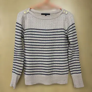 [ 새상품급 ] ANAYI 스트라이프 니트 스웨터 36 사이즈