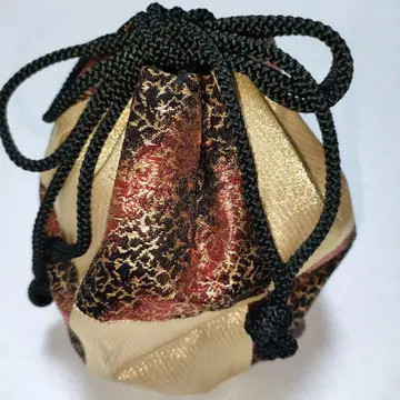 일본 의류용 백 복조리 골드 컬러, 빨간색, 블랙