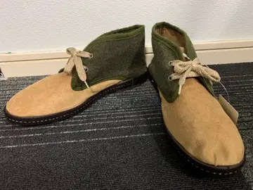 미사용 새상품 스페인산 Ibiza 가죽 울 미들컷 부츠 26cm