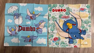 월트 디즈니 랜드 손수건 8개 세트 쇼와 레트로 빈티지