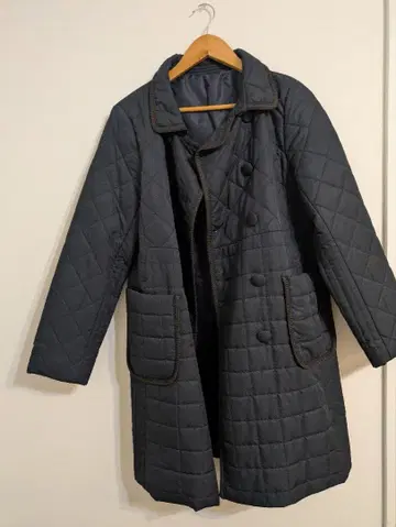 plarapa 퀼팅 자켓 네이비