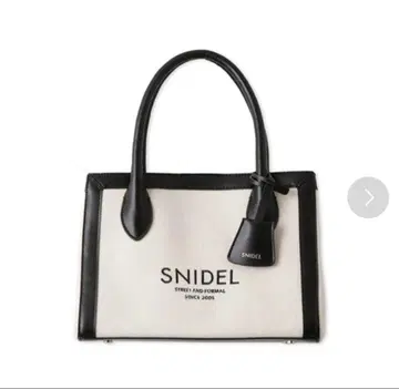 SNIDEL 캔버스 로고 백