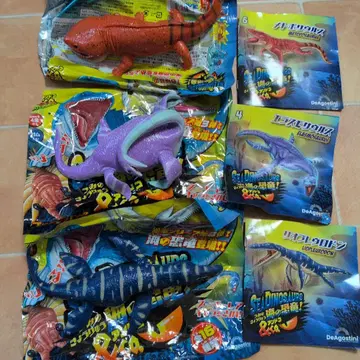 Sea Dinosaurs 메토포사우루스 외 피규어 3체 세트 안도코