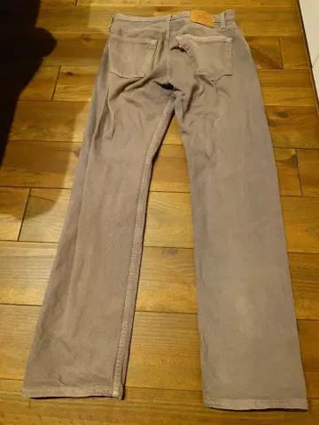 90년대 리바이스 501 컬러 데님 그레이