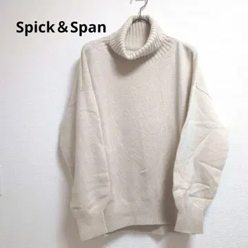Spick and Span 울 캐시미어 터틀넥 풀오버