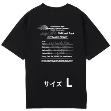 T셔츠 반팔 THE NORTH FACE 엔트런스 퍼미션 블랙