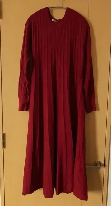 qualite 니트 원피스 레드