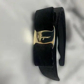 Salvatore Ferragamo 블랙 헤어밴드