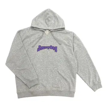 SaucyDog 데미지 후드티 / 멜란지 그레이