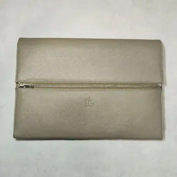 tk.TAKEO KIKUCHI 그레이지 인조 가죽 클러치백